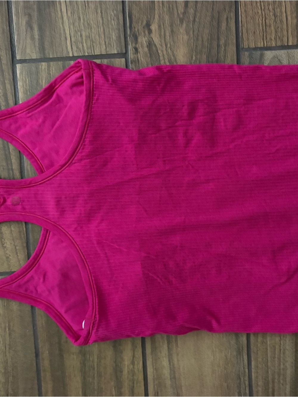 lululemon athletica Ribbed Racerback Tank - Bright Pink - Picture 2 of 3